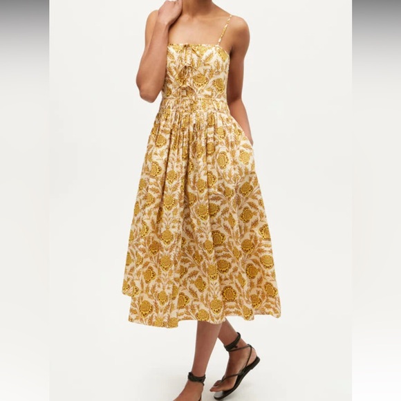 RHODE Dresses & Skirts - Rhode Resort Katrina Dress Sz 12 Floral Midi NWT